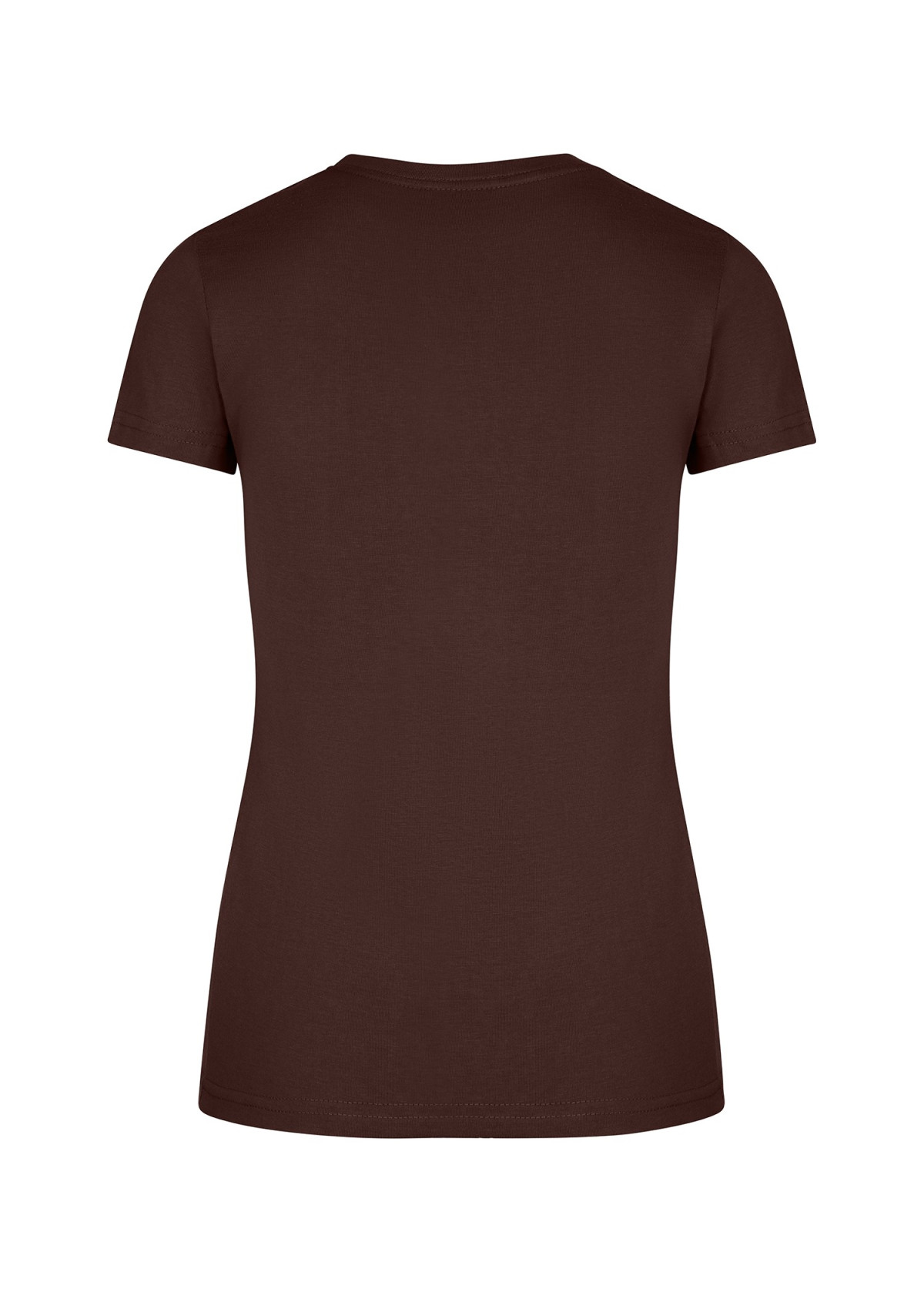 Ladies Slim Fit Tee Brown